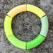 Fishsheep Bohemian Multi Color Acrylic Bamboo Bracelets Women Resin Jewelry