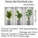 Wall Art Stickers Simulate 3D Potted Green Plants Wallpaper Home Decoration