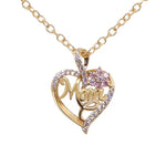 Exquisite Luxury Amethyst Pendant Necklace Women's Fashion Jewelry