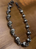 55Cm Men's Waist Key Chain Retro Skull Metal Hip Hop Gothic Punk Jewelry
