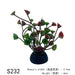 PVC Aquarium Decorative Artificial Leaves Plant Environmental Aquarium Decors
