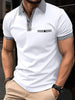 Men's Casual Short-Sleeved Polo T-Shirt Rowan Collar Breathable T-Shirt