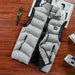 Men's Sleeveless Vest Thermal Soft Casual Coats Cotton Men's Vest Jacket