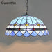 Vintage Tiffany Pendant Lights Stained Glass Hanging Lamp Home Decor