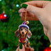 Cartoon Cute Dog Christmas Ornaments Hanging Decoration Gift Hanging Tree Pendant