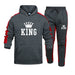 Men's Tracksuit Hooded Sweatshirts Jogger Pants High Quality Gym Outfits Set