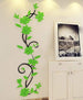 3D Acrylic Wall Stickers Creative Decorative Floral 3D Wall Stickers Home Decor