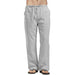 Men's Cotton Linen Pants Solid Color Breathable Linen Trousers