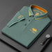 Embroidered Polo Shirt Men's High-End Luxury Lapel Short Sleeve T-Shirt