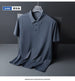Ice Silk Traceless T-shirt Men's Light Half Sleeve Top Smooth Breathable Tees