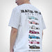 Bay Shore RWB Car Theme Graphic T-Shirt With Short Sleeves For Men And Women