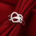 High Quality Sterling Silver Love Dolphins Heart Rings Women Fashion Jewelry