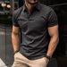 Men's Casual Short-Sleeved Polo T-Shirt Rowan Collar Breathable T-Shirt
