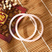 2Pcs/Set Natural Jade Bangles Retro Simple Glass Bangles Women's Jewelry