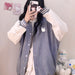 Baseball Jacket Soft Loose Cardigan Women's Fashion Sweate Jacket