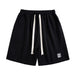 Men's Tracksuit Waffle Fabric Breathable Casual T-Shirt Shorts Two Piece Set