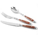 Tableware Wooden Handle Cutlery Set Stainless Steel Dinnerware Set