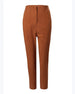 Women's High Waist Cropped Pants Elegant Work Female Trousers