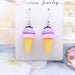 Women's Resin Earrings Handmade Cute Drop Earrings Jewelry