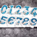 Birthday Candle Mermaid Sparkly Blue Seafish Party Decoration Candles