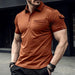 Men's Casual Short-Sleeved Polo T-Shirt Rowan Collar Breathable T-Shirt