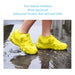 1 Pair Waterproof Non-Slip Silicone Shoe Cover High Elastic Wear Resistant Unisex Shoe Cover