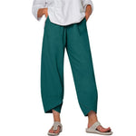 Women's Loose Trousers Cotton Linen Casual Harem Pants