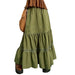 Vintage Pleated Skirts Korean Fashion Boho High Waist Women's Long Skirts