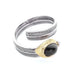 Unique Design Notch Crushed Zircon Rings Men Women Creative Fashion Jewelry