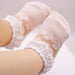 Cute Lace Flower Mesh Baby Socks Cotton Girls Boys See Through Socks