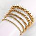 Stainless Steel Beaded Bracelets Jewelry Women's Fashion Elastic Bracelets
