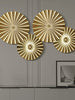 Luxury Golden Wall Decoration Hanging Creative Golden Metal Irregular Wall Pendants
