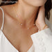 Natural Pearl Necklace 14K Gold Filled Handmade Pendants Collier Jewelry
