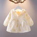 Toddler Baby Hooded Coat Baby Girl Zipper Jacket Cute Coat