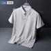 Ice Silk Traceless T-shirt Men's Light Half Sleeve Top Smooth Breathable Tees