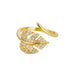 Vintage Zircon Adjustable Rings Women's Stainless Steel Jewelry
