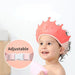 Baby Swim Shower Cap Bath Shampoo Adjustable Eye Protection Head Cover