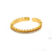 Vintage Zircon Adjustable Rings Women's Stainless Steel Jewelry