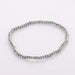 Stainless Steel Beaded Bracelets Jewelry Women's Fashion Elastic Bracelets