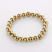 Stainless Steel Beaded Bracelets Jewelry Women's Fashion Elastic Bracelets