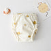 Baby Cartoon Print Cotton Waterproof Diaper Pockets Washable Diaper Pants