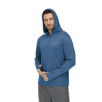 Men's Long Sleeve T-Shirt Athletic Hoodie Hiking Workout Quick Dry Tee