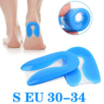 Silicone Gel Heel Pad Foot Pain Relief U-Shape Heel Cushion Inserts
