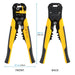 Crimper Cable Cutter Adjustable Wire Stripper Multifunctional Crimping Pliers