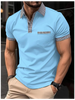 Men's Casual Short-Sleeved Polo T-Shirt Rowan Collar Breathable T-Shirt