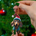 Cartoon Cute Dog Christmas Ornaments Hanging Decoration Gift Hanging Tree Pendant