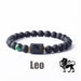 12 Zodiac Sign Bracelet Homme Constellation Bracelet Jewelry