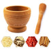 Stone Mortar Masher Multi-Function Garlic Spices Manual Masher