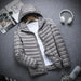 Autumn Winter Light Down Jacket Men's Fashion Hooded Lightweight Down Jackets