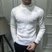 Korean Fashion Sweater Men's Casual Vintage Style Wool Turtleneck Sweaters